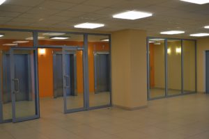 Противопожарная перегородка комбинированного типа / серия FRM5397